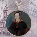 Lady Jane Grey Portrait Sterling Pendant