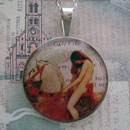 Lady Godiva Sterling Pendant