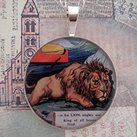 Lion Sterling Pendant