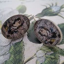 A Custom Pair of Sterling Lever Back Earrings