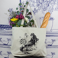 Mermaid La Luxure Large Tote Bag