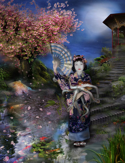 Mizuko In Her Octopus Garden