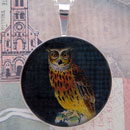 Owl Sterling Pendant