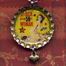 Pin up 50 foot woman