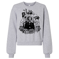 Edgar Allan Poe Fleece Crewneck Sweatshirt