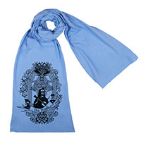 Viva Posada Screen printed Cotton Scarf