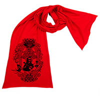Viva Posada Screen printed Cotton Scarf