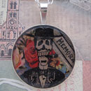 Posada Calavera Cigar Smoker Sterling Pendant