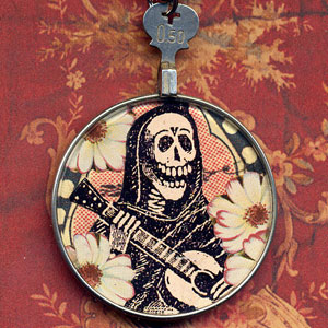 Posada Calavera with Guitar