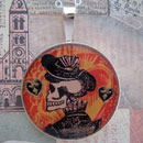 Posada Calavera Fine Lady Sterling Pendant