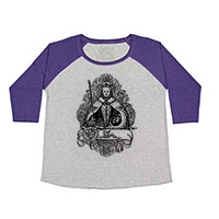 Queen Elizabeth I Curvy Plus Size Raglan Baseball T-shirt