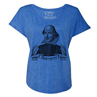 Shakespeare Tri-Blend Dolman T-Shirt