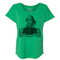 Shakespeare Tri-Blend Dolman T-Shirt TIMT