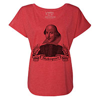 Shakespeare Tri-Blend Dolman T-Shirt