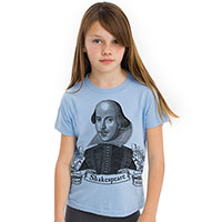 William Shakespeare Kids Tee Shirt Size 2-12