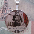 William Shakespeare Sterling Pendant