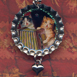 Singing Accordion Playing Cats