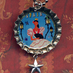 Spanish Travel Poster Flamenco Dancer