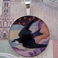 Swallow Sterling Pendant