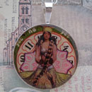 Voodoo Snake Charmer Sterling Pendant