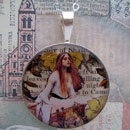 Waterhouse Lady of Shalott Sterling Pendant