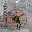 White Rabbit Sterling Pendant
